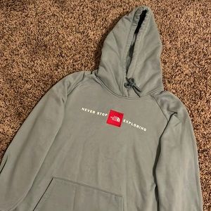 NEVER STOP EXPLORING - Women’s Size XL North Face Hoodie
